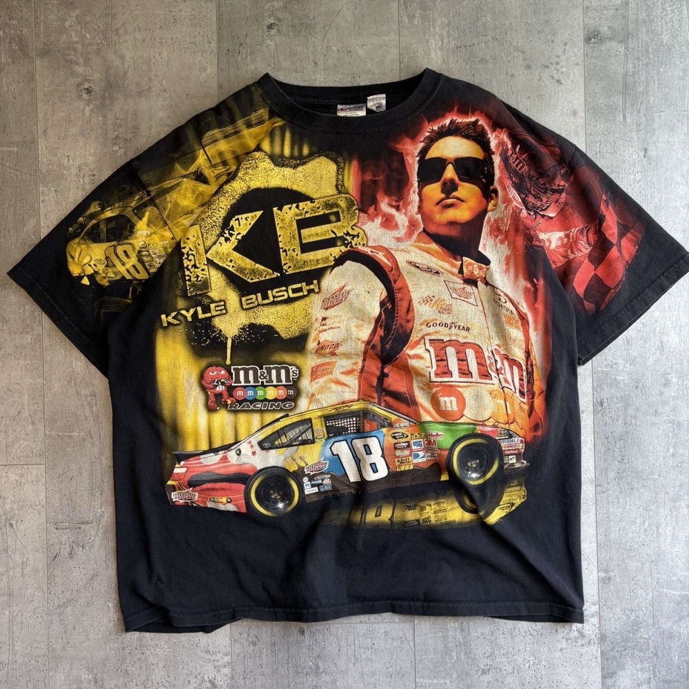 Vintage nascar / m&m tee